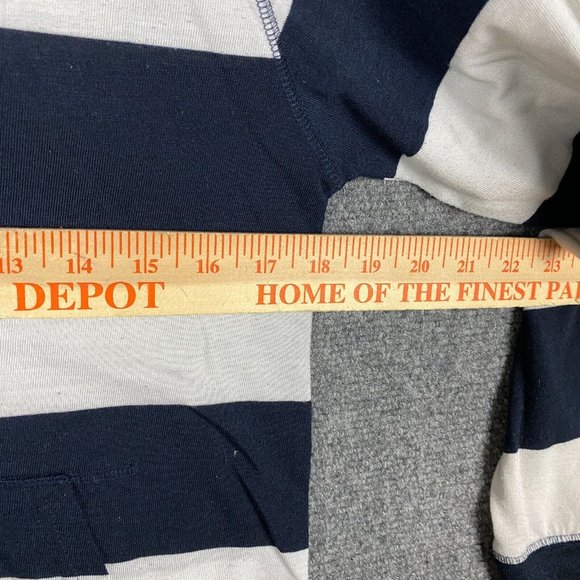 American Breed Henley Shirt 14/16 Boys Hoodie Striped Polyester Blend - Picture 4 of 8